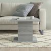 vidaXL Coffee Table Grey Sonoma Engineered Wood Medium Coffee Table