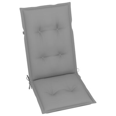 vidaXL Garden Chair Cushions 2 pcs Gray 47.2"x19.7"x2.8"