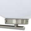 vidaXL Outdoor Wall Light Silver 11.42 x 9.84 x 12.99 in