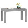 vidaXL Dining Table Grey Sonoma Engineered Wood 55.1 x 29.3 x 29.9 in