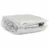 vidaXL Plant Cover Transparent and white PVC Large Collapsible