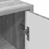 vidaXL Bathroom Cabinet with Door Grey Sonoma 15.35 x 9.25 x 25.59 in