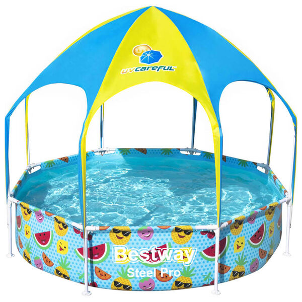 Bestway Swimming Pool Multicolor Steel Medium Foldable Swimming Pool