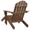 vidaXL Garden Chair Brown Hardwood Large Durable Garden Chair