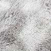 vidaXL Shaggy Rug Silver Grey 100% Polyester 47.2 x 47.2 in Non-Slip