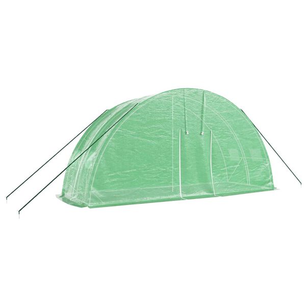vidaXL Greenhouse Green Polyethylene (PE) 129.2 ft&sup2; Greenhouse