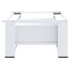 vidaXL Washing Machine Pedestal with Drawer White