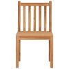 vidaXL Garden Chair Set of 4 Teak