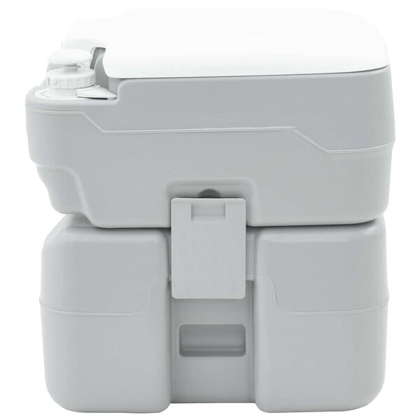 vidaXL Camping Toilet Gray 41.5 x 36.5 x 42 cm