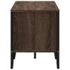 vidaXL TV Cabinet Brown Oak 48.0x13.4x16.1" Engineered Wood