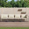 vidaXL Garden Lounge Set Charcoal Poly Rattan Medium Modular
