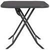 vidaXL Outdoor Folding Table Grey