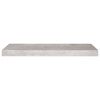 vidaXL Wall Shelf Concrete grey Honeycomb MDF, metal Medium