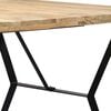 vidaXL Dining Table 70.8"x35.4"x29.9" Solid Mango Wood