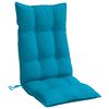 vidaXL Highback Chair Cushion Set of 6 Light Blue