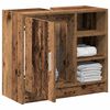 vidaXL Bathroom Cabinet with Shelf Old Wood 24.80 x 11.42 x 21.65 in
