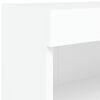 vidaXL 5 Piece TV Wall Units with LED White Engineered Wood