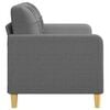 vidaXL 2-seater Sofa Dark Grey Polyester 55.1 in Seat width Durable