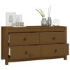 vidaXL Side Cabinet Honey brown Solid pine wood Medium Side Cabinet