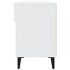 vidaXL Shoe Cabinet White Engineered Wood Medium Shoe Storage Cabinet