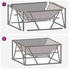 vidaXL Fire Pit Brown 31.50 x 31.50 x 15.75 in Steel