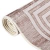 vidaXL Rug Beige 100% Polyester 31.5 x 118.1 in Rug Rectangular