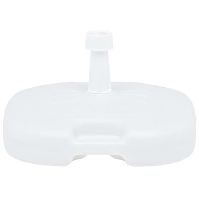 vidaXL Umbrella Base Sand/Water Filled 4.2 gal White Plastic