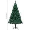 vidaXL Artificial Pre-lit Christmas Tree with Ball Set Green 59.1" PVC