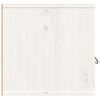 vidaXL Wall Cabinet White Solid pinewood 31.5 in x 11.8 in x 11.8 in