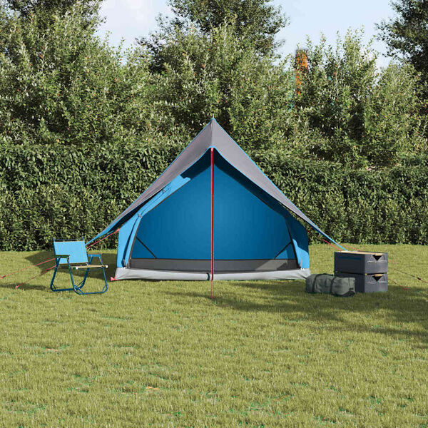 vidaXL Tents with Roof with Air Vent Blue 220 x 233 x 184 cm Polyester