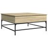 vidaXL Coffee Table Sonoma Oak Engineered wood, metal Adjustable Feet