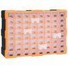 vidaXL Multi-drawer Organizer with 64 Drawers 20.5"x6.3"x14.8"