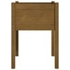 vidaXL Planter Honey Brown Solid Pinewood 19.7 x 19.7 x 27.6 in Sturdy