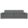 vidaXL Sofa Bed Dark Grey 96.46 x 30.71 x 30.31 in Fabric