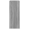vidaXL Shoe Cabinet Grey Sonoma Engineered Wood 29.3x14.8x39.4 in