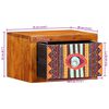 vidaXL Bedside Cabinet 2 pcs Brown 35 x 30 x 22 cm solid acacia wood