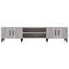 vidaXL TV Cabinet Grey Sonoma 70.9x12.4x15.7" Engineered Wood