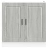 vidaXL Sink Base Cabinet Grey Sonoma Engineered wood 31.5 x 18.1 x 32.1 in