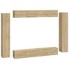 vidaXL TV Cabinet Set Set of 8 Sonoma Oak Engineered wood Multiple sizes