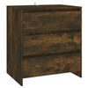 vidaXL Sideboard Set of 2 Smoked oak Engineered wood