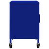 vidaXL Storage Cabinet Navy Blue Steel Medium Adjustable Armrests