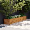 vidaXL Garden Raised Bed Rusty Corten Steel Large Durable