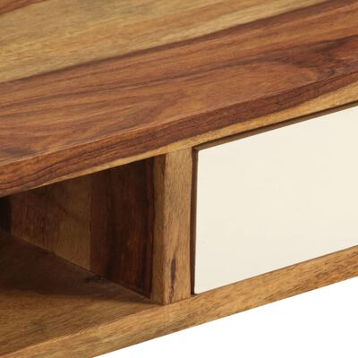 vidaXL Coffee Table 43.3"x19.7"x13.8" Solid Sheesham wood