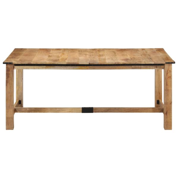 vidaXL Dining Table 70.9"x35.4"x29.5" Solid Wood Mango