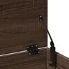 vidaXL Storage Box Brown oak Engineered wood 13.8 in x 40.2 in x 13.8 in