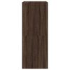 vidaXL Shoe Cabinet Brown Oak Engineered Wood Tall Shoe Cabinet