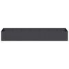 vidaXL Planter Black Cold-rolled steel Large Decorative Inlays Planter