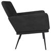 vidaXL Bench Black Velvet (100% polyester), metal, plywood Medium Bench