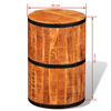 vidaXL Stool Unique piece Rough mango wood Medium Long-lasting Stool