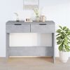 vidaXL Console Table Concrete Grey 35.4x14.2x29.5" Engineered Wood